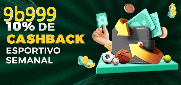 10% de bônus de cashback na 9b999